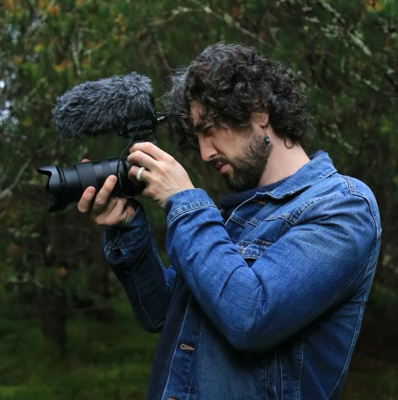 Marcus Wyn with camera